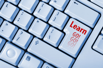 keyboard with key learn