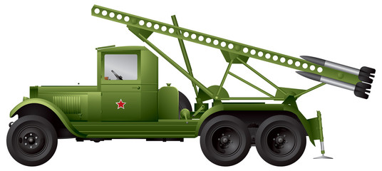 Katyusha BM-13 rocket launcher