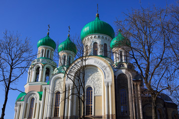 Fototapeta na wymiar Romanow Kościół w Wilnie
