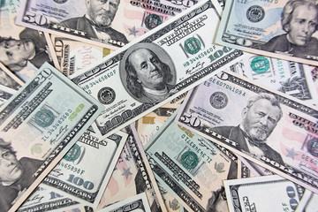 American dollar bills