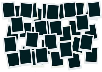 Polaroids unsortiert