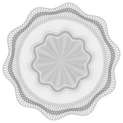 Guilloche - Rosette, Symbol, Rosetta, Sicherheit, Zertifikat