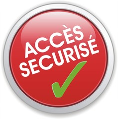 bouton accès securisé