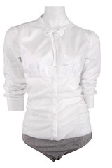 Fototapeta premium White female shirt on mannequin