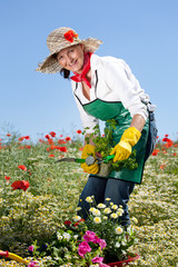 woman gardener