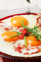 Ham and eggs