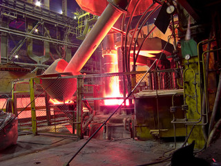 metallurgical works, industrial process