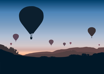 Fototapeta premium Mongolfiere_2