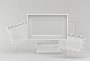 Cornici bianche vuote