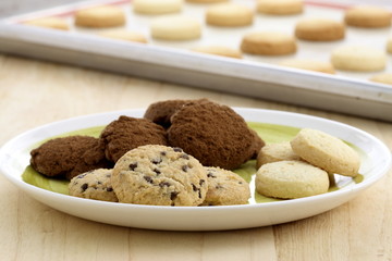 delicious assorted cookies