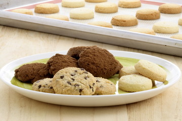 delicious assorted cookies