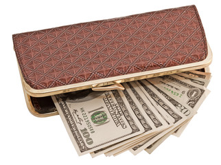 dollars in wallet
