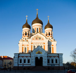 Fototapeta na wymiar Alexander Nevsky Cathedral in Tallinn