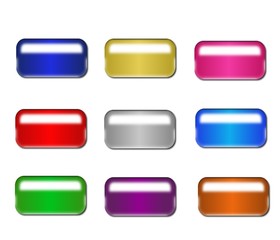 кнопки разноцветные прямоугольные