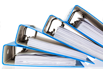 File folder with documents and documents