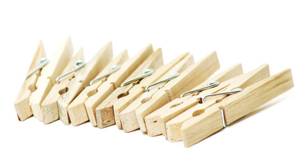 wooden clothespins