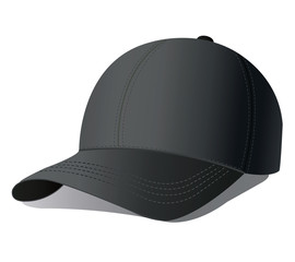 Vector illustration of baseball cap. - 32637236