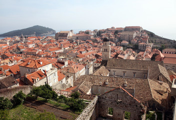 Fototapeta na wymiar View of Old City of Dubrovnik, Croatia