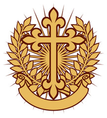cross heraldic composition
