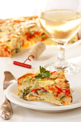 Vegetables pie.