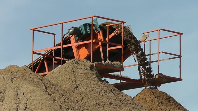 F&ouml;rderband - Kiesgrube