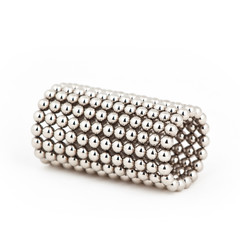 Magnetic metal balls in tube shape (made from neocube)