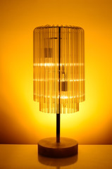 Lamp with Glass Lampshade