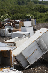 appliances at the landfill