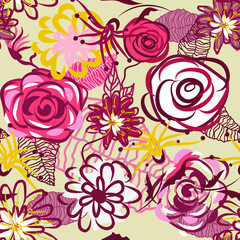 Abstract floral background