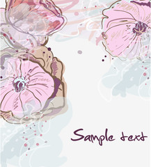 Abstract floral background