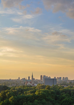 Fototapeta Łódź- panorama miasta