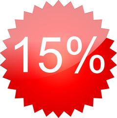 The text sale 15%