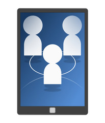 social network - mobile phone