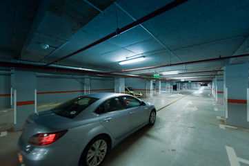 Underground car parking movement