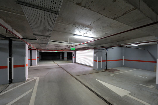 Underground parking exit/entrance