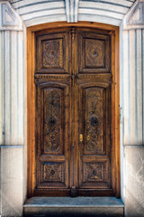 Decorated door in Granada