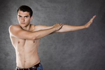 Obraz premium Beautiful young man