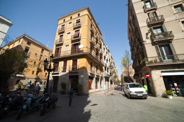 Fototapeta na wymiar View of Barcelona, Spain.