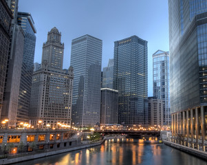 Fototapeta na wymiar HDR of Chicago