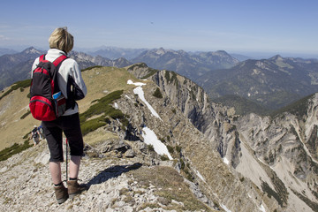 wandern in den alpen