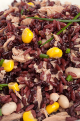 Insalata mista con riso venere