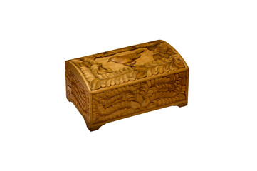 Casket with bird