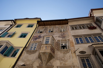 City of Bolzano in the Italian Tyrol, Northern Italy