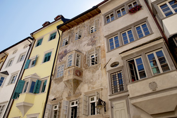 City of Bolzano in the Italian Tyrol, Northern Italy