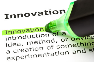 Dictionary definition of the word Innovation