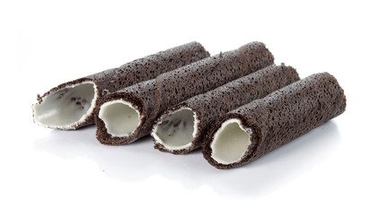 chocolate rolled wafer