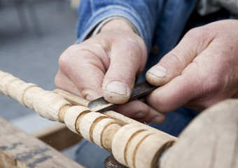 wood carving
