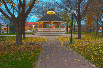 Gazebo at Dusk in Chaska
