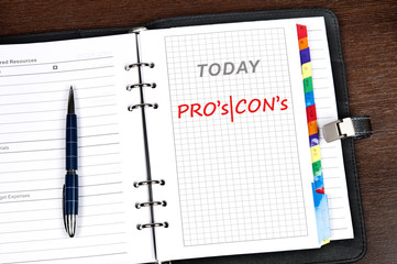 Pro an Contra message