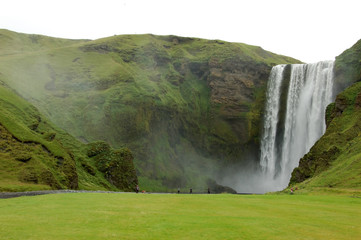 Skogarfoss - one of biggest waterfall in Iceland